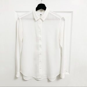 Uniqlo EZ Care White Shirt